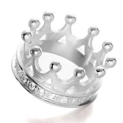 Heartbreaker Damen Ring aus der Kollektion Crown of my Heart | Kronen-Ring Silber 925 Sterling nickelfrei | Eleganter Ring für Damen von Heartbreaker