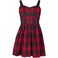 Heartless - Gothic Kurzes Kleid - Eclipse Dress - XS bis XXL - für Damen - Größe L - schwarz/rot von Heartless