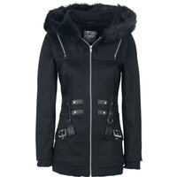 Heartless - Gothic Übergangsjacke - Sara Jacket - XS bis XL - für Damen - Größe L - schwarz von Heartless