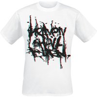 Heaven Shall Burn T-Shirt - 3D Logo - S bis XXL - für Männer - Größe M - weiß  - Lizenziertes Merchandise! von Heaven Shall Burn