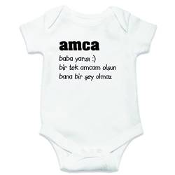 Amca Baba Yarısı Design -%100 Cotton Baby Body Suits - Express Shipping (0-3 Months Kids EU (62 cm)) von Hediyenza