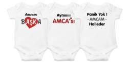 Amcam Başka, Aynı Amcası, Panik Yok Amcam Halleder Design (3-Pack of Bodies) -%100 Cotton Baby Body Suits - Express Shipping (6-9 Months Kids EU (74 cm)) von Hediyenza