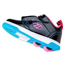 Heelys Mädchen Rift X2 Sneaker, Schwarz (Black/Neon Pink/Cyan Black/Neon Pink/Cyan), 34 EU von Heelys