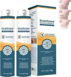 2Pcs ScarErase Advanced Removal Spray | ScarRemove Advanced Scar Spray,Scar Removal Spray,Surgical Scars and Stretch Marks,Advanced Acne Scar Treatment for Face,Acne Scars and Dark Spaot Remover von Hehimin