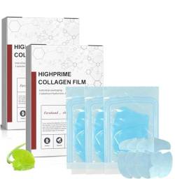 Korean Technology Soluble Collagen Film - Melting Collagen Film,Highprime Collagen Film Mask,Soluble Collagen Supplement Film,Collagen Hydrating Face Mask Prevent Fine Lines (2Box) von Hehimin