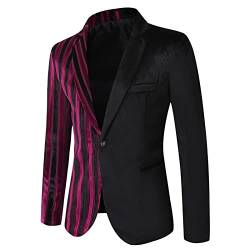 Hehiy Anzugjacke Herren Slim fit Einfarbig Sakko Tweed Sakko Herren Blazer Jacke Herren Samt Anzug Herren Modern Herren Sakko Sportlich Modern Grau S/M/L/XL/XXL/3XL Gutscheine Zum Drucken von Hehiy