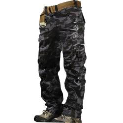 Hehiy Cargohose Herren Cargohose aus Baumwolle Outdoorhose männer verwaschen Cargohose Hose Sporthose Baggy Pants WeißE Arbeitshose Herren Hose Herren Grau Mit Taschen MäNner Hosen XXL von Hehiy