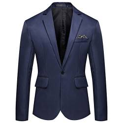 Hehiy Herren Blazer Slim Fit Jacket AnzüGe FüR Herren Brauner Blazer Herren Herren Anzug Schwarz Herren Anzug Blau GläNzend Weihnachts von Hehiy