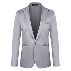 Hehiy Herren Blazer Slim Fit Jacket Anzug Herren Slim Fit Herren Anzug Regular Fit Modern Schwarz Jogginganzug Herren Herren Sakko Sportlich Modern für Hochzeit Party Abschluss Business von Hehiy