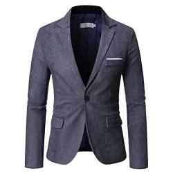 Hehiy Herren Sakko Blazer Sakko Herren Slim Fit Herren Anzug Regular Fit Modern Schwarz Herren Anzug Regular Fit Herren Anzug Slim Fit GrößE 98 für Business Hochzeit Freizeit von Hehiy