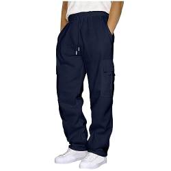 Hehiy Jogginghose Herren Baumwolle Sporthose Freizeithose Trainingshose,Sport Hosen Männer,Sweatpants Jogger,Laufhose Baumwoll Trainingshose Herren Jogginghose Herren GroßE GrößEn 5XL S - 5XL von Hehiy