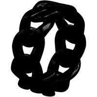 Heideman Fingerring Luna schwarz farben (Ring, 1-tlg., inkl. Geschenkverpackung), moderner Ring für Frauen von Heideman