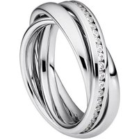 Heideman Fingerring Trini Poliert (Ring, 1-tlg., inkl. Geschenkverpackung), Rollring 3er ring poliert Wickelring damen von Heideman