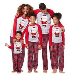 Heikoeco® Weihnachtspyjama Schlafanzug Familie Set Weihnachtsmodelle(DE/NL/SE/PL, Alphanumerisch, L, Regular, Regular, Papa) von Heikoeco
