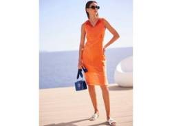 Etuikleid HEINE "Kleid" Gr. 34, Normalgrößen, orange Damen Kleider Etuikleider von Heine