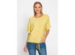 Fledermauspullover HEINE "Pullover" Gr. 36, gelb (zitrone) Damen Pullover von Heine