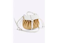 Handtasche HEINE Gr. B/H/T: 22 cm x 19 cm x 7 cm, beige (champagner) Damen Taschen Handtaschen von Heine