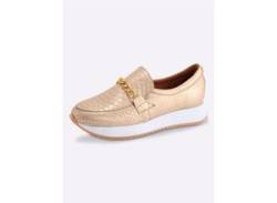 Slipper HEINE Gr. 41, beige (creme) Damen Schuhe Ballerinas von Heine