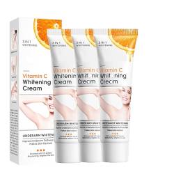 Whitening Cream Vitamin C, Skincare Cream Für alle Hauttypen, Aufhellende Gel Anti-Dark Spot Gel für Knie, Ellbogen, Empfindliche und Private Bereiche (C) von Hekasvm