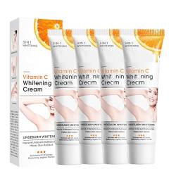 Whitening Cream Vitamin C, Skincare Cream Für alle Hauttypen, Aufhellende Gel Anti-Dark Spot Gel für Knie, Ellbogen, Empfindliche und Private Bereiche (D) von Hekasvm