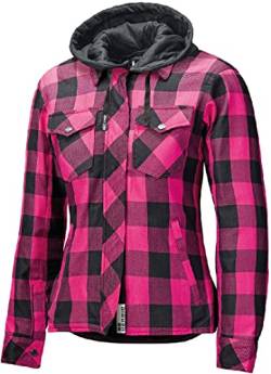 Held Lumberjack II Damen Motorrad Textiljacke (Black/Pink,M) von Held