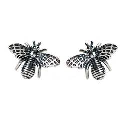 Helen de Lete Original Vintage Bee 925 Sterling Silber Ohrringe von Helen de Lete