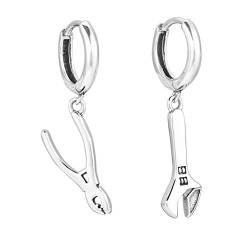 Helen de Lete S925 Sterling Silber Innovative Zange und Schraubenschlüssel Ohrringe Ohrstecker von Helen de Lete