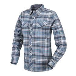 Helikon-Tex Defender Mk2 Pilgrim Long Sleeve Shirt Hemd - Blue Plaid von Helikon-Tex