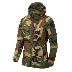 Helikon-Tex WOMEN'S WOLFHOUND Hoodie Jacket Climashield US Woodland von Helikon-Tex