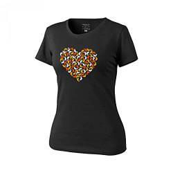 Helikon-Tex Women's T-Shirt (Chameleon Heart) - Black von Helikon-Tex