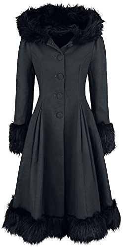 Hell Bunny Elvira Coat Frauen Mantel schwarz M von Hell Bunny