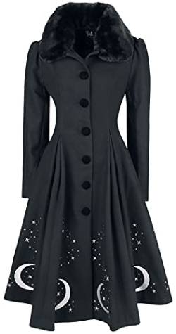 Hell Bunny Interstellar Coat Frauen Mantel schwarz 4XL von Hell Bunny