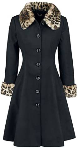 Hell Bunny Robinson Coat Frauen Mantel schwarz/leo L von Hell Bunny