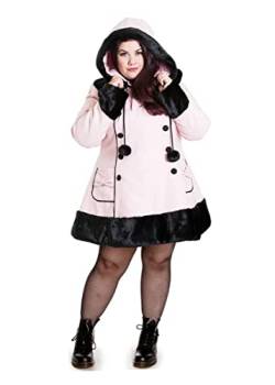 Hell Bunny Sarah Jane Coat Pink XXL von Hell Bunny