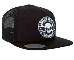 Road Skull Herren oder Damen Snapback Cap Skull Unisex Old School Kappe schwarz von Hellmotors