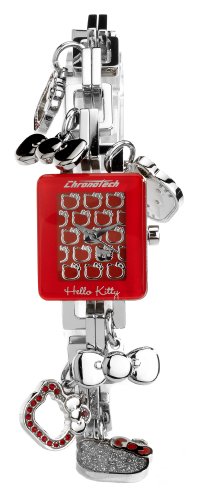 Hello Kitty Damen Analog Quarz Uhr mit Edelstahl beschichted Armband CT.6323L/12M von Hello Kitty