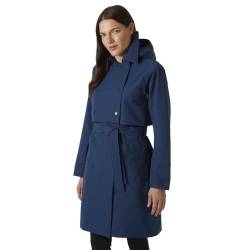 Helly-Hansen Damen Standard Jane Isolierter Trenchcoat, 584 Ocean, Größe M von Helly-Hansen