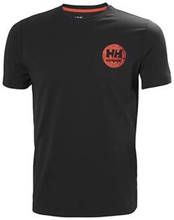 Helly-Hansen Herren Workwear Hhww Graphic T-Shirt, Schwarz, 3X-Groß von Helly-Hansen