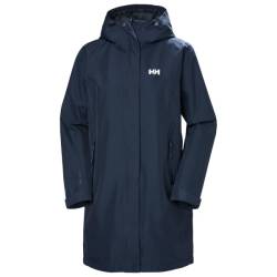 Helly Hansen - Women's Active Ocean Bound Raincoat - Mantel Gr M blau von Helly Hansen