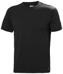 Herren Helly Hansen Tech Trail Ss T-Shirt, Schwarz, 2XL von Helly Hansen