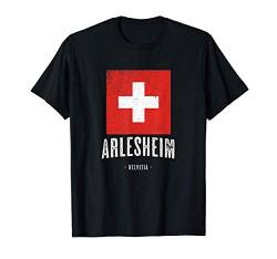 Arlesheim, Schweiz | Stadt - Switzerland Schweizer Flagge - T-Shirt von Helvetia - Geschenke und Souvenirs