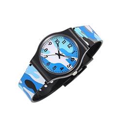 Hemobllo 1 STK Camouflage-Uhr wasserdichte Kinderuhr Armbanduhren Für Jungen Verstellbare Kinder Tarnuhr Für Kinder Coole Kinderuhren Uhren Für Kinder Geschenk Rostfreier Stahl Tarnung von Hemobllo