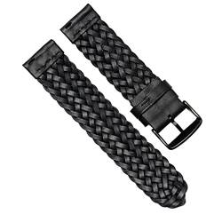 Hemobllo 1stk Gewebtes -Armband Uhrenarmband Für Uhr Verstellbarer Riemen Herrenuhren Handgewebte Uhr Armband Ansehen Uhrarmband Nylon 22mm Schließe Rindsleder Gt Persönlichkeit von Hemobllo