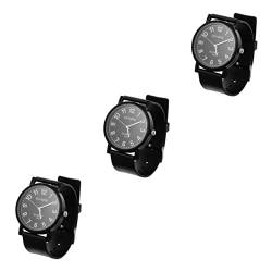 Hemobllo 3st Freizeituhr Für Studenten Geschenk Ansehen Dekorative Uhren Reloj para Niños Auf Jungs Achten Studentenuhr Herrenuhren Uhr Für Männer Einstellbar Fitness Quarz Armband von Hemobllo