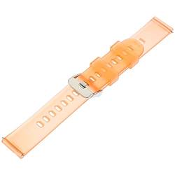 Hemobllo Gurt Silikonarmband Uhrenarmband Kompatibel Smartwatch-armbänder Smartwatch-Band Austausch des Armbandes Lederarmband Ersatzuhr Aus Leder Uhrengürtel Kieselgel Durchscheinend von Hemobllo