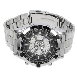 Hemobllo Mechanische Uhr Multifunktionale Männer Uhr Hohl- Out Minimalistischen Handgelenk Uhr Armbanduhr Aus Metall Vintage Armbanduhr Männliche Uhren Rostfreier Stahl Mann Gewöhnliche Rom von Hemobllo