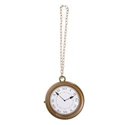 Hemobllo Uhr Halskette Ansehen Medaillon Halskette Spielzeug Lustige Cosplay-Halskette Halloween Halskette Für Männer Vintage Pocket Watch Kinderkostüme Mann Jahrgang Plastik Kleidung von Hemobllo