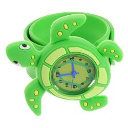 Hemobllo kinderuhr Junge mädchen:Kinder klaps Uhr Cartoon lustige Kinder quarzuhr klaps Armbanduhr Spielzeug für Uhr Lernen für Kinder ab 3-8 Studenten Kinder (schildkröte) von Hemobllo