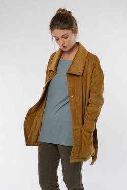 Cord Jacke aus Bio Baumwolle & Hanf, Leinen & Hanf von HempAge