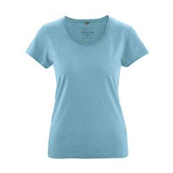 HempAge Damen Hanf T-Shirt (L, Wave) von HempAge